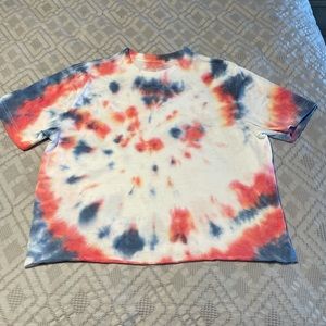 Hand made short sleeve cropped tee